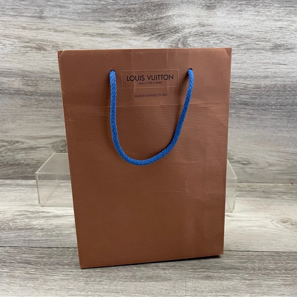 Vintage 1987 LOUIS VUITTON Authentic Gift Shopping Bag 11 x 8 x 2.5”